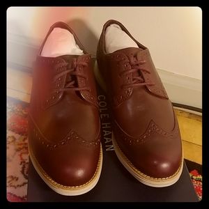 Cole Haan, Lunargrand Wing tip, Maroon